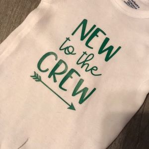 New To The Crew Onsie